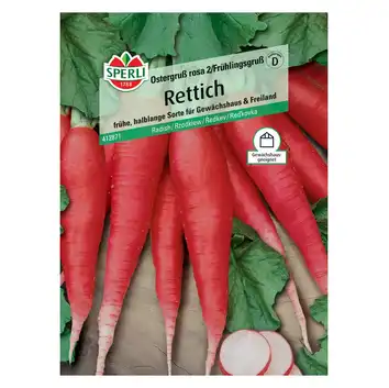 Rzodkiew 'Ostergruß rosa 2/Frühlingsgruß' Nasiona PREMIUM Sperli