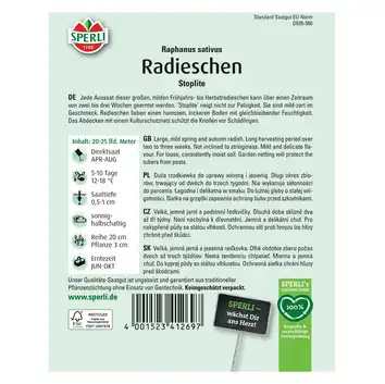 Rzodkiewka 'Stoplite' Nasiona PREMIUM Sperli