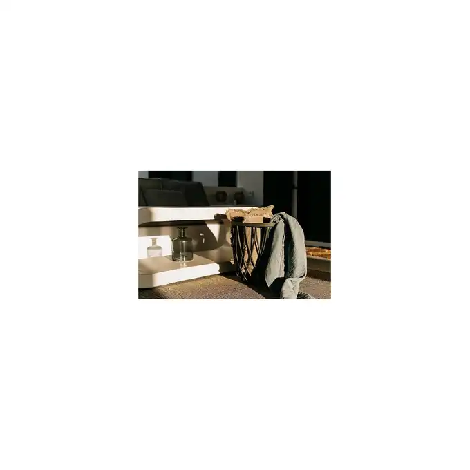Stolik kawowy/ kosz 55L antracytowy