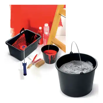 Wiadro budowlane Bucket 5 L czarny PROSPERPLAST