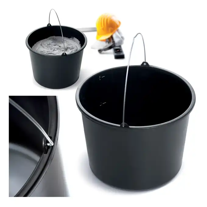 Wiadro budowlane Bucket 5 L czarny PROSPERPLAST
