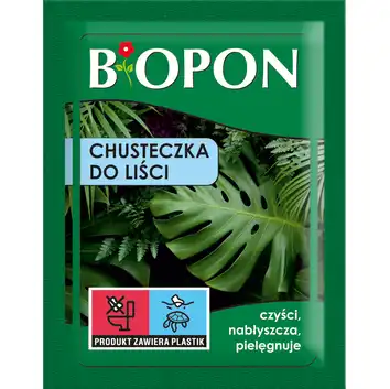 Chusteczki nabłyszczające do liści 5 szt. BIOPON