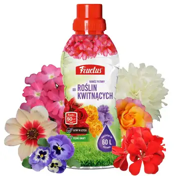 Fructus nawóz płynny do kwiatów, roślin kwitnących 0,5L