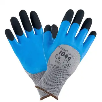 Rękawice RWNYLBI FOAM rozm.9-10 podwójny spieniony latex