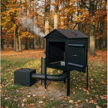 Wędzarnia metalowa z drzwiczkami