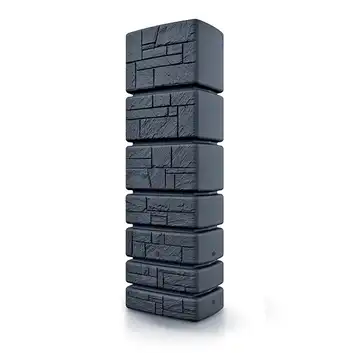 Zbiornik na deszczówkę 350l, antracytowy TOWER STONE Prosperplast - IDTST350-S433