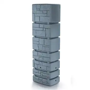 Zbiornik na deszczówkę 350l,  smooth gray TOWER STONE Prosperplast - IDTST350-429U