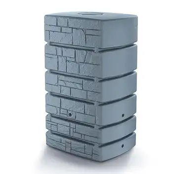 Zbiornik na deszczówkę 500l, smooth gray TOWER STONE Prosperplast - IDTST500-429U