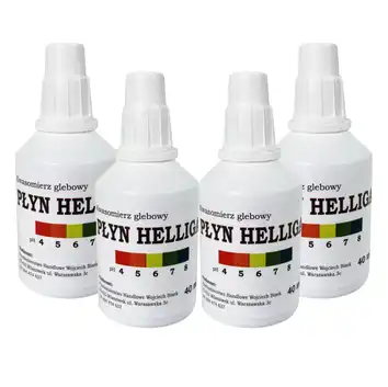 Zestaw 4 x 40 ml płyn uzupełniający do kwasomierza Helliga