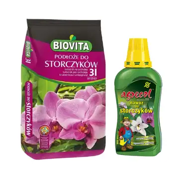 Zestaw do storczyków podłoże Biovita + Nawóz płynny 0,35l Agrecol