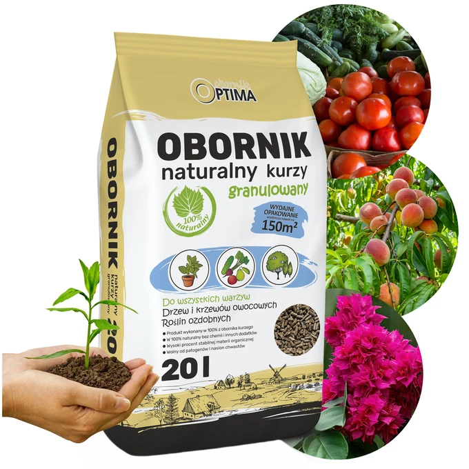 Biovita Obornik naturalny kurzy granulowany Optima 20L