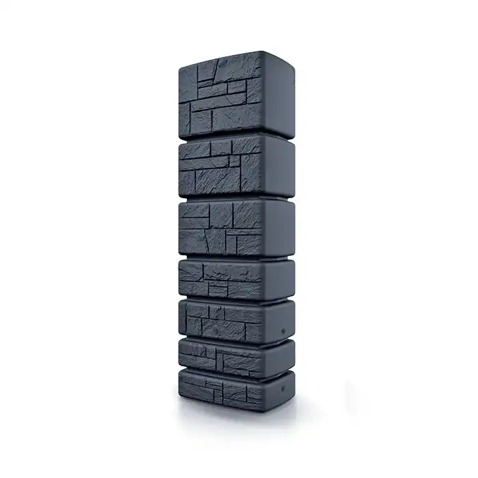 Zbiornik na deszczówkę 350l, antracytowy TOWER STONE Prosperplast - IDTST350-S433