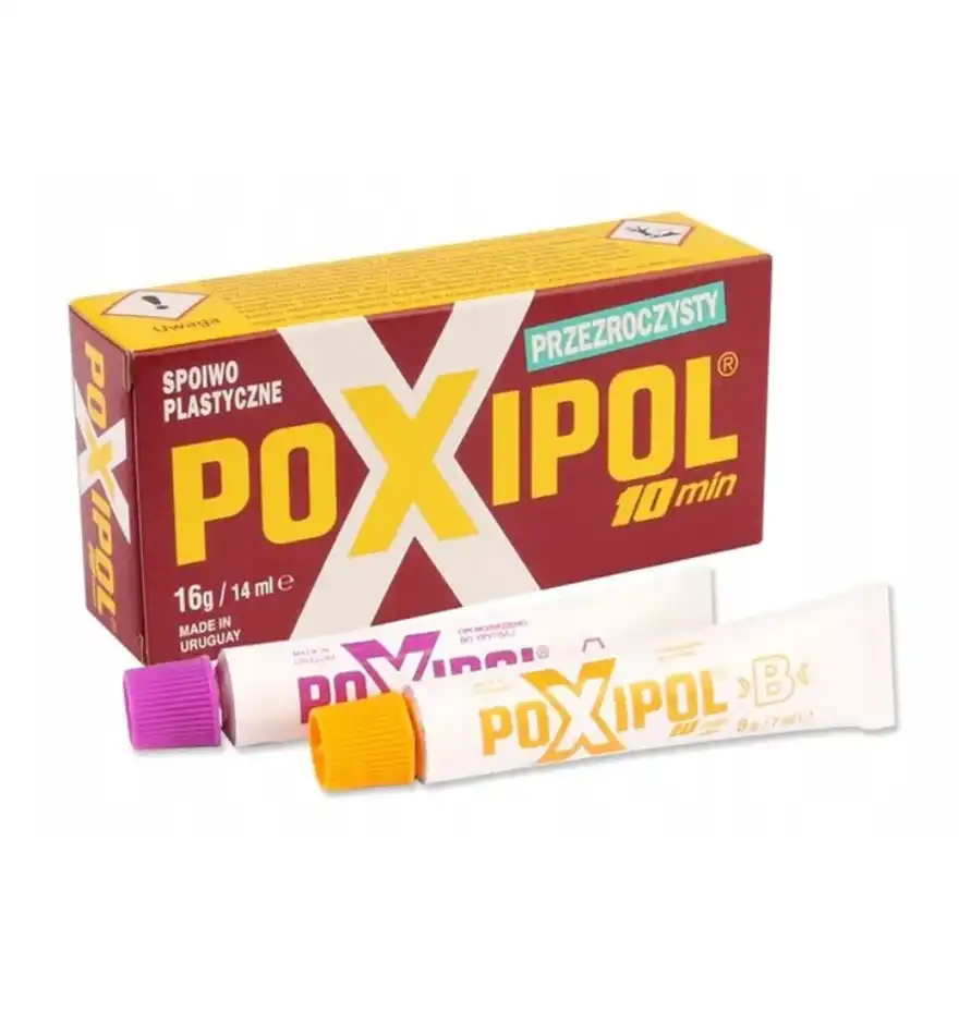 Klej Poxipol przezroczysty, dwuskładnikowy 14 ml