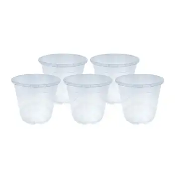 Doniczki Produkcyjne Przezroczyste, storczyk 13cm 5szt.