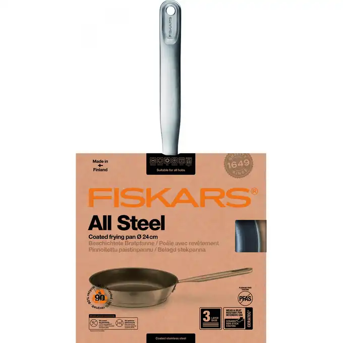 FISKARS Patelnia All Steel 24 cm