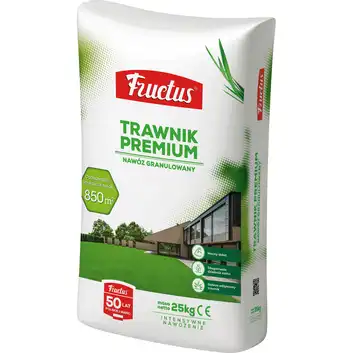 FRUCTUS TRAWNIK PREMIUM Nawóz do trawy zagęszczający efekt dywanowy 25kg