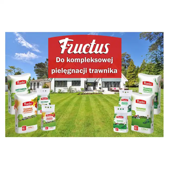 Fructus Nawóz do trawników Antymech 40 x 25 kg PALETA 1000 kg