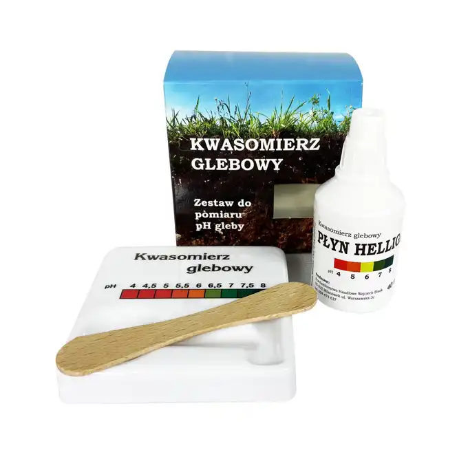 Kwasomierz glebowy Helliga z płytką plastikową