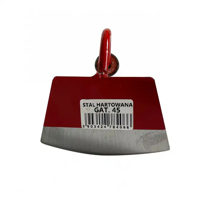 Motyczka półksiężyc oprawna 10cm stal hartowana