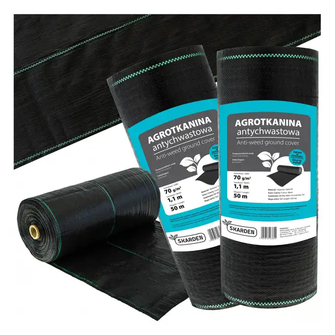 SKARDEN Agrotkanina 1,1x100m CZARNA 70g/m2