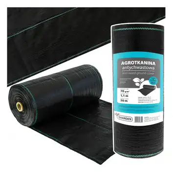 SKARDEN Agrotkanina 1,1x50m CZARNA 70g/m2 czarna