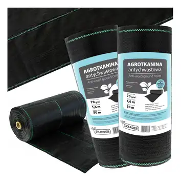 SKARDEN Agrotkanina 1,6x100m CZARNA 70g/m2