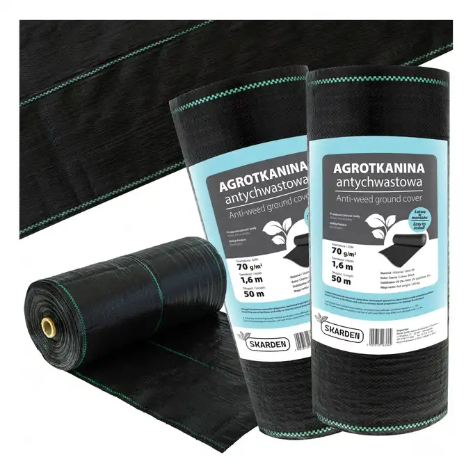 SKARDEN Agrotkanina 1,6x100m CZARNA 70g/m2
