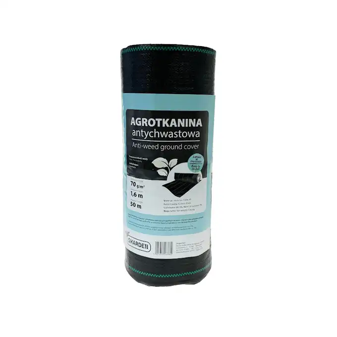 SKARDEN Agrotkanina 1,6x50m CZARNA 70g/m2 czarna