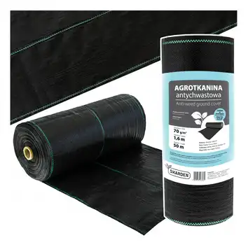 SKARDEN Agrotkanina 1,6x50m CZARNA 70g/m2 czarna