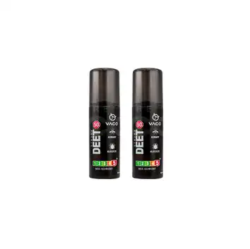 VACO STRONG 2 x 80ml Płyn na kleszcze, komary i meszki DEET 50%