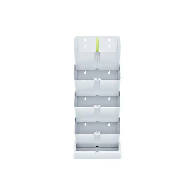 Zestaw 2 x Ogród wertykalny Mini Cascade biały + Ziemia do ziół BIO 10L