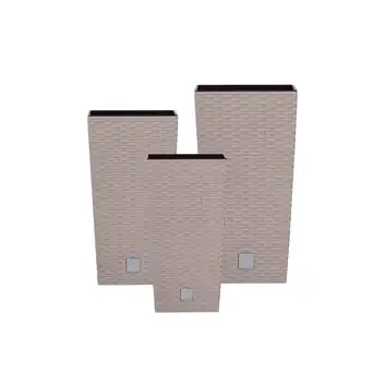 Zestaw doniczek Rato Square DRTS170/200/265 Mocca