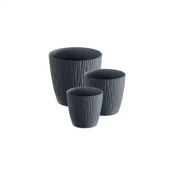Zestaw doniczek Sandy P DSY150P/DSY170P/DSY190P antracyt