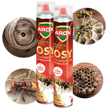Muchomor Turbo spray zwalcza osy i szerszenie 2 x 750 ml AROX