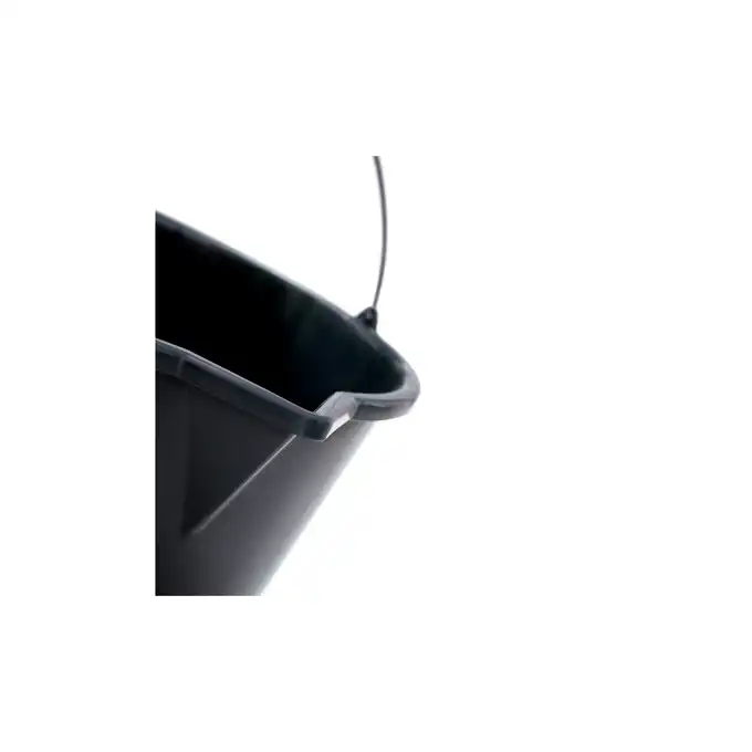 15 x Wiadro Bucket 20L  z lejkiem czarne Prosperplast