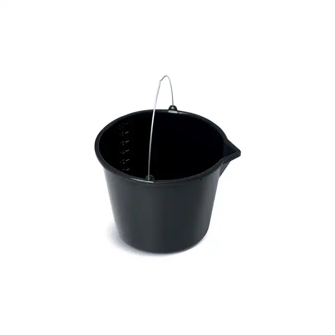 15 x Wiadro Bucket 20L  z lejkiem czarne Prosperplast