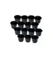 15 x Wiadro Bucket 20L  z lejkiem czarne Prosperplast