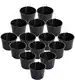 15 x Wiadro budowlane 20L czarny Prosperplast