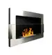 Biokominek 650x400 INOX z szybą