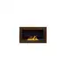 Biokominek 650x400 brąz mat z szybą