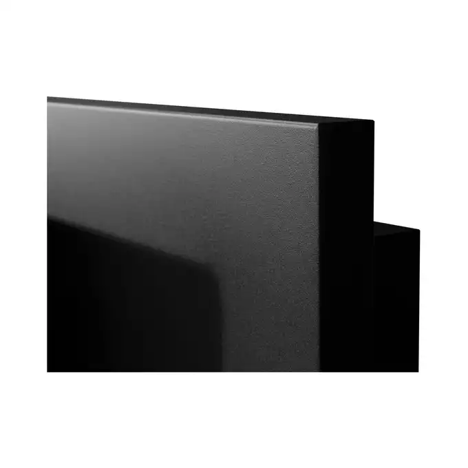 Biokominek 650x400 czarny mat z szybą