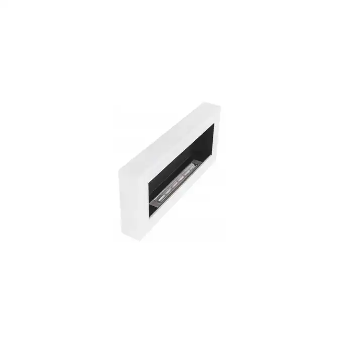 Biokominek 900x400 BOX biały strukturalny