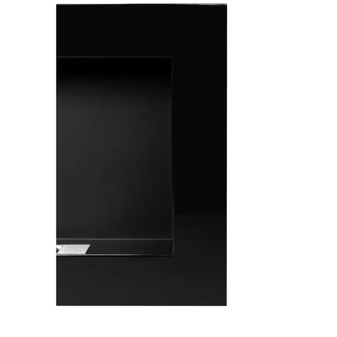 Biokominek 900x400 czarny połysk