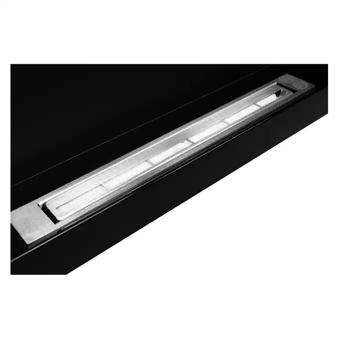 Biokominek 900x400 czarny połysk