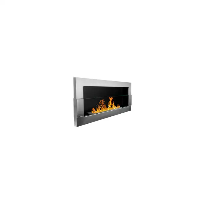 Biokominek 900x400 inox z szybą wiszący WYSOKA JAKOŚĆ