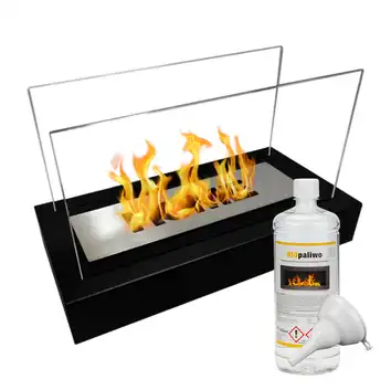 Biokominek Home + Biopaliwo z lejkiem 1L