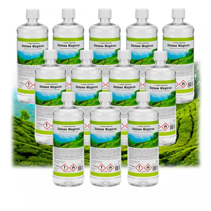 Biopaliwo zapachowe 12 L zielone wzgórza do biokominka