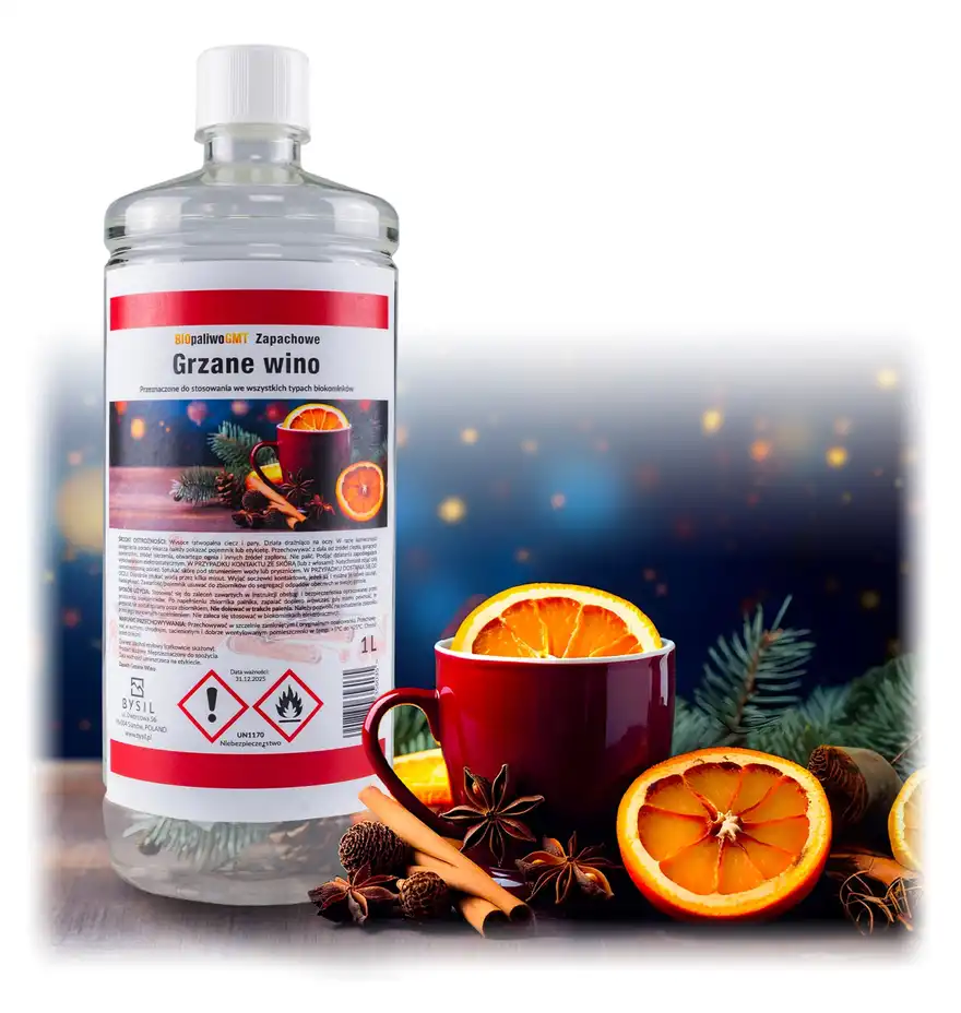 Biopaliwo zapachowe 1L  Świąteczne GRZANE WINO