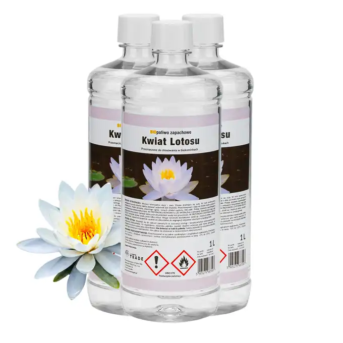 Biopaliwo zapachowe 3 L kwiat lotosu do biokominka