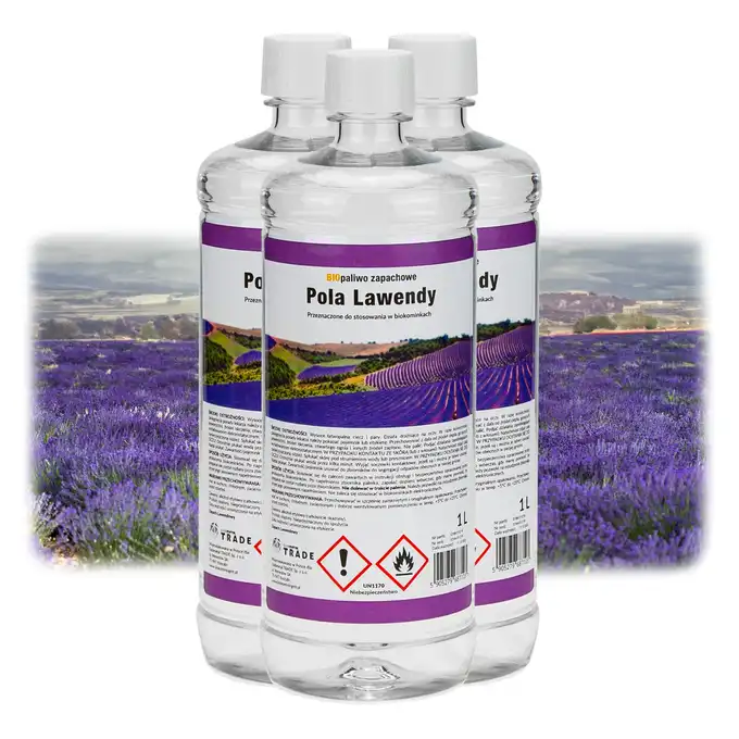 Biopaliwo zapachowe 3 L pola lawendy do biokominka